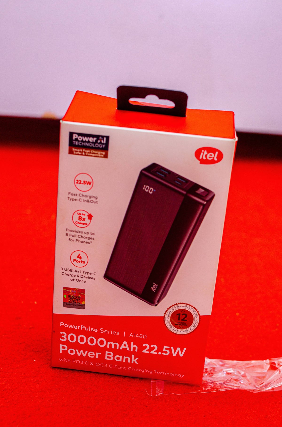 itel Power Bank 30,000mAh